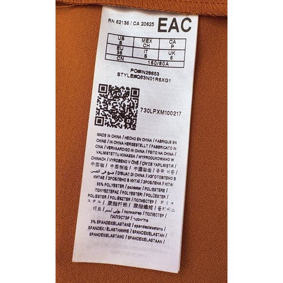 Guess Woman’s Burnt Orange Duster Size Small NWT - Picture 8 of 9